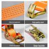 Heavy-Duty Ratchet Lashing Strap Set