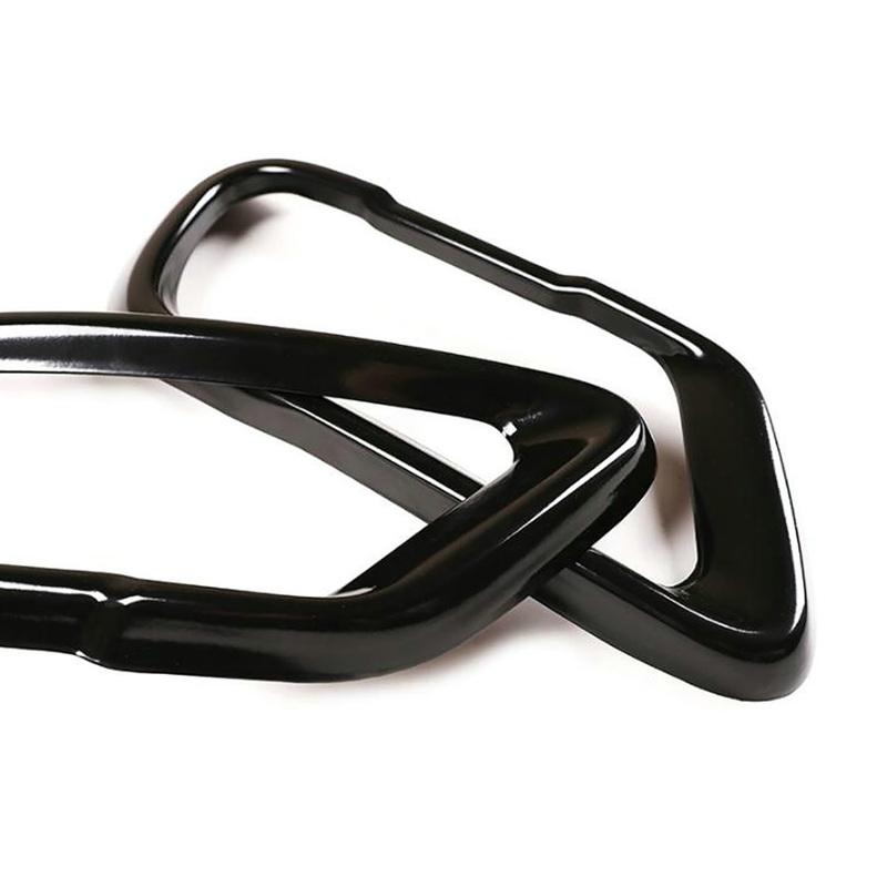 2PCS Gloss Black Exhaust Tips Tailpipe Cover For BMW X5 G05 X6 G06 X7 G07 - Stainless Steel Muffler Accessories