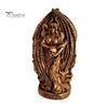 Creative Gift for Friends Retro Goddess Statue, Resin Ornament with Snake Skull, Waterproof Statue Collectable Figurine Indoor Desktop Shelf