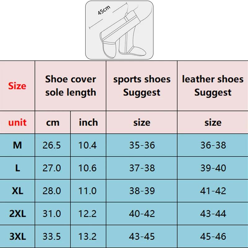 Waterproof Shoe Covers 1Pair Reusable Non-Slip Snow Rain Boot Shoe Covers with Zipper and Reflector Rain Gear for Hiking Fishing