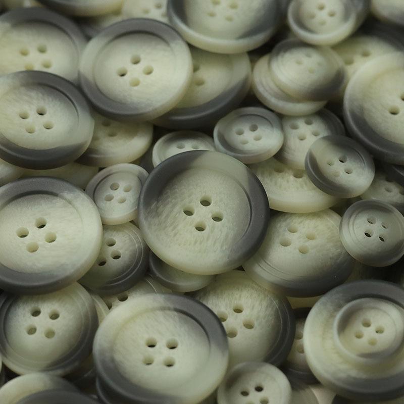 Resin Button Four-Eye Blazer Double-Sided Nippi Coat Buttons Trench Coat Cardigan Clothing Accessories Buttons