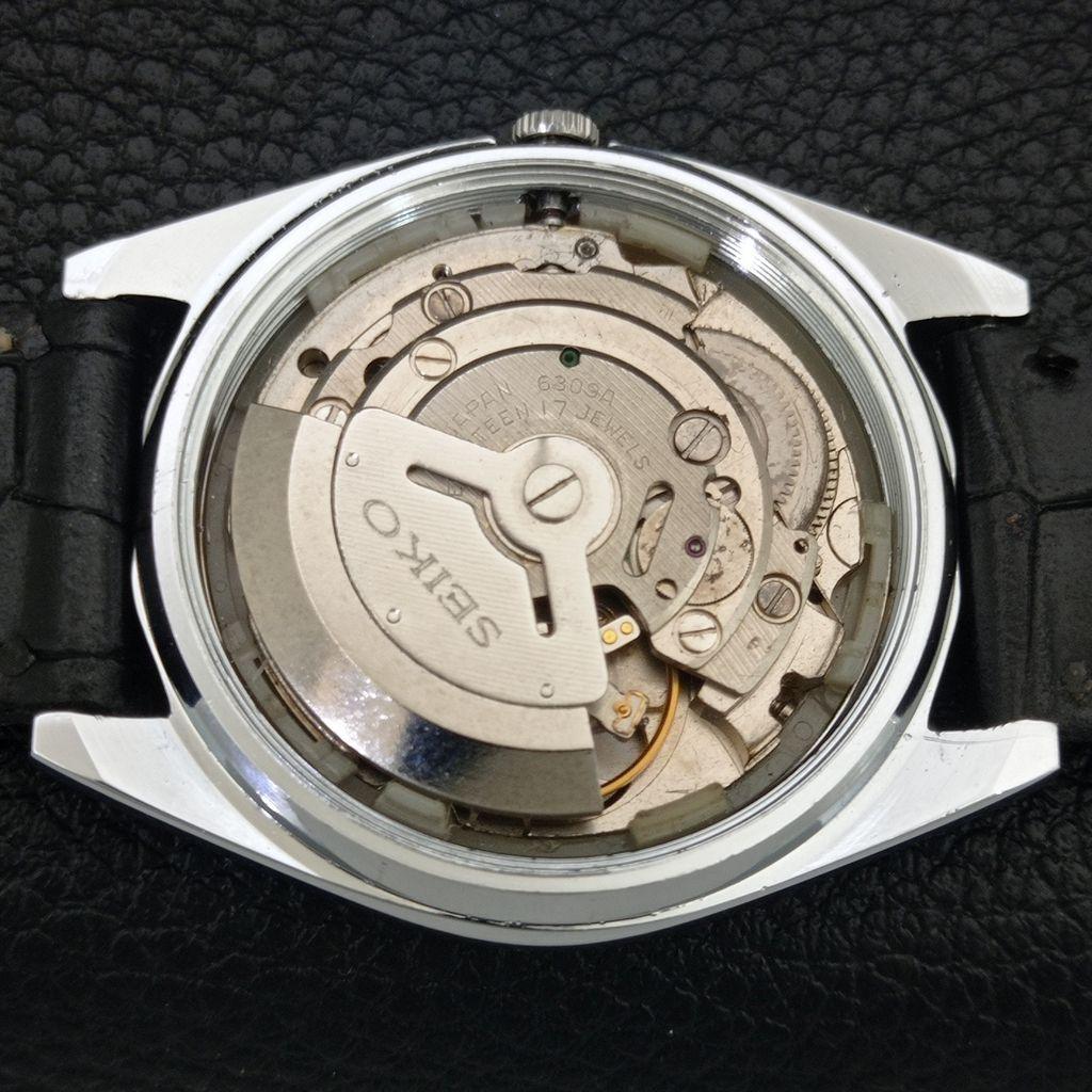 REFURBISHED SEIKO 5 AUTOMATIC 6309A VINTAGE JAPAN MENS SILVER WATCH a442258-1