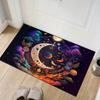 Moon Pattern Design Carpet: Soft Printed Area Rug, Durable Indoor Floor Mat, Non-Slip & Easy-Clean for Room Decor, Cryst