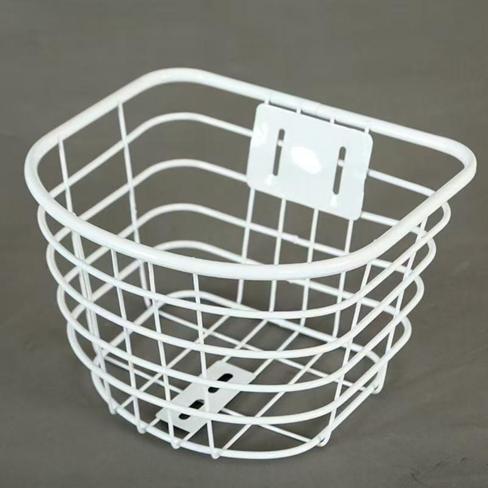 Metal Bicycle Front Basket Easy To Install Bike Front Basket Children's Folding Bike Accessories
