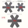 Topf- und Pfannenschutz 30 Stück Topfunterteiler Pad Vliesstoff 3 Größen Pfannen Trennpads zum Schutz Trennpads Kochgeschirr