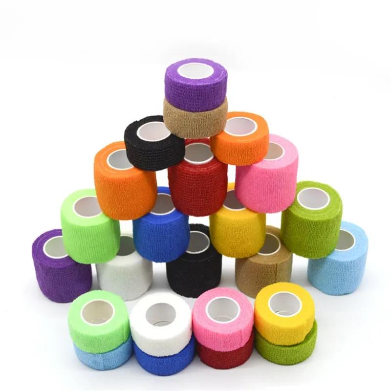 1Pc Bandage Waterproof Medical Therapy Self Adhesive Sports Muscle Tape Finger Joints Wrap First Aid Kit Pet Elastic Bandage
