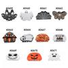 Funny Halloween Pumpkin Butterfly Grab Clip, Ghost Acrylic Spider Web Disc Hair Hairpin Head Jewelry