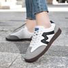 Outdoor Walking Shoes PU Leather Retro Trainers Men Women Elastic Flats Light Running Jogging Sports Shoes Traveling Shoes
