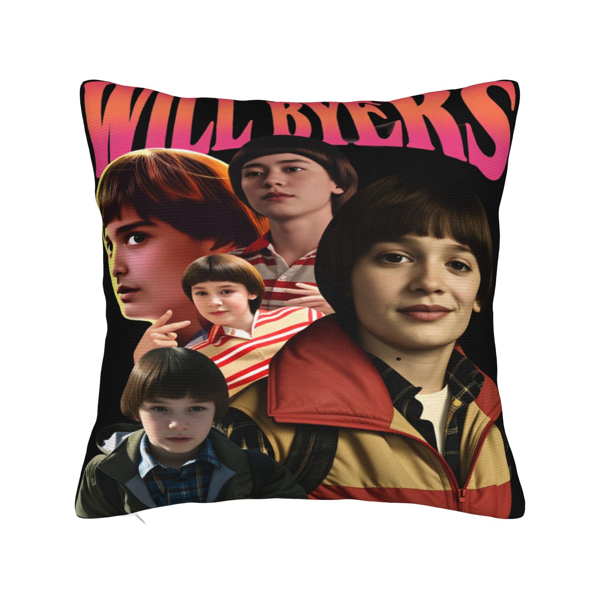 Уилл Байерс Наволочка Мягкая Наволочка Новинка Наволочка Для Дивана Автомобиля Домашний Декор 12x12Inch