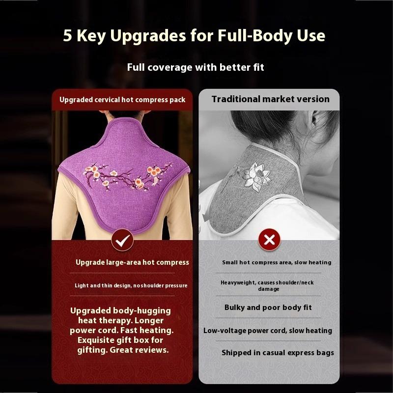 Electric heating sea salt shoulder and neck treasure shoulder protection warm wormwood hot compress bag cervical spine special physiotherapy