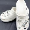 8PCS Fashion Shoe Charms Set Accessories Hole Shoe Buckle Cartoon Bear Rivet Chain DIY 3D Shoes Decorations