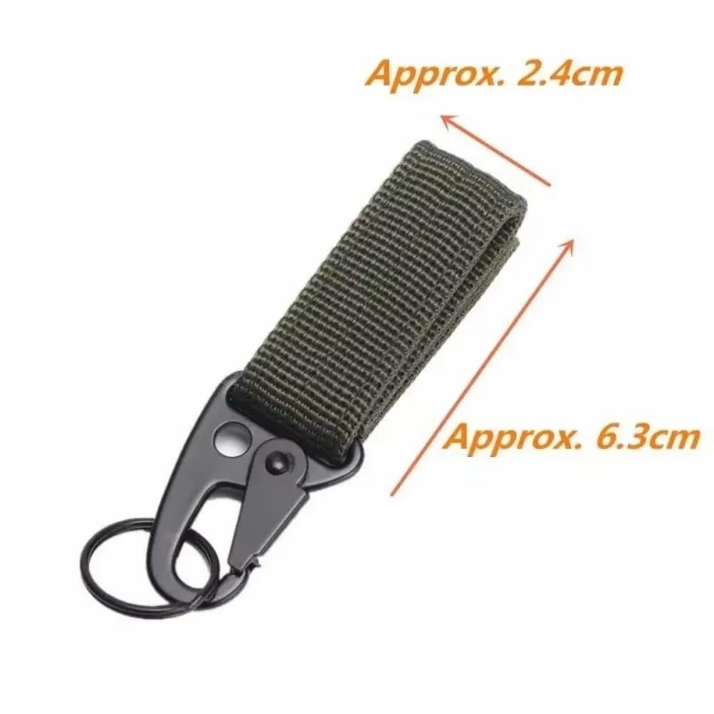 High Strength Key Hook Nylon Webbing Buckle Outdoor Belt Buckle  Camping Hiking Accessories
