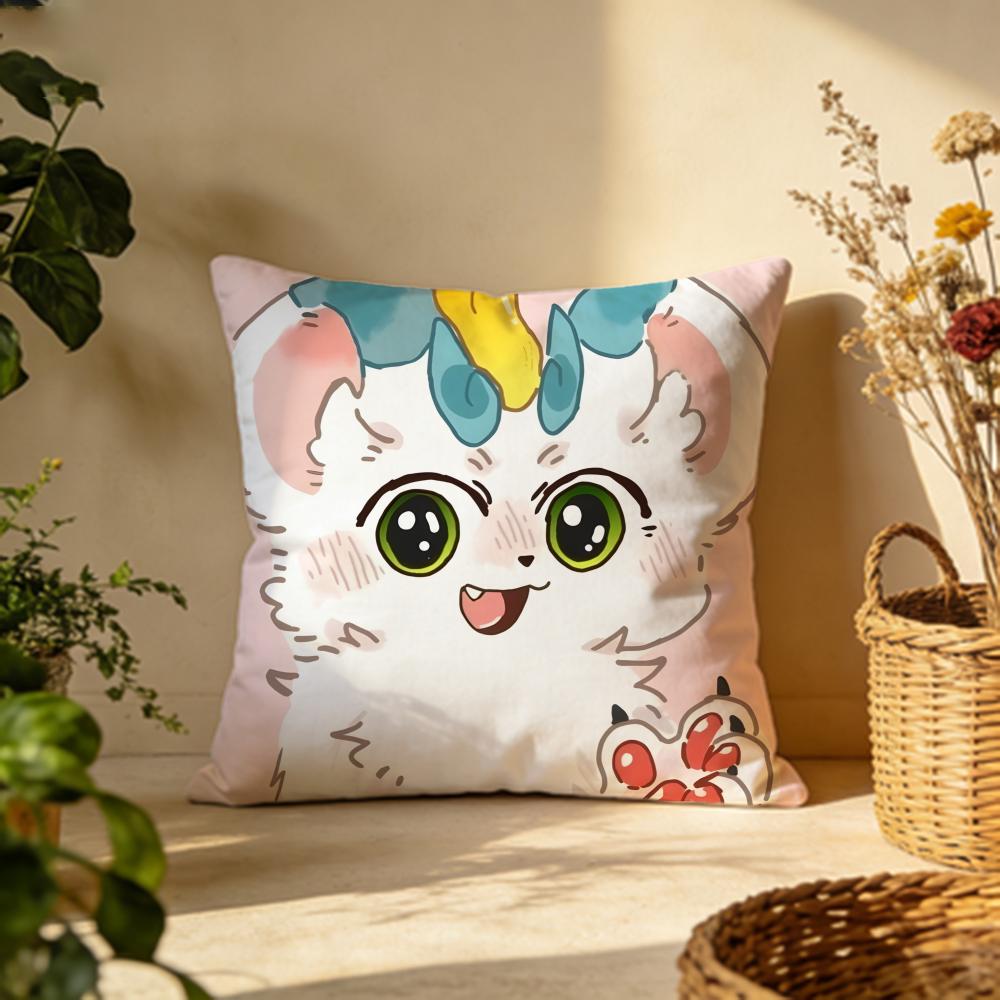 Popular Ffabulous Beastsing Cushion Cover Versatile DoubleSided Pillow Case Fit for Sofa Bed Car  Daily Decor
