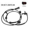 2pcs Car Front ABS Wheel Speed Sensor Left & Right For Ford Transit Mk7 2006-14