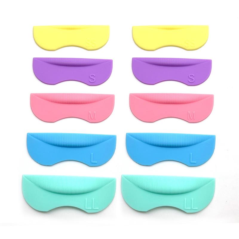 5 Pair Lash Lift Lifting Curlers Curl Silicone Shields Pads Multicolor Reusable