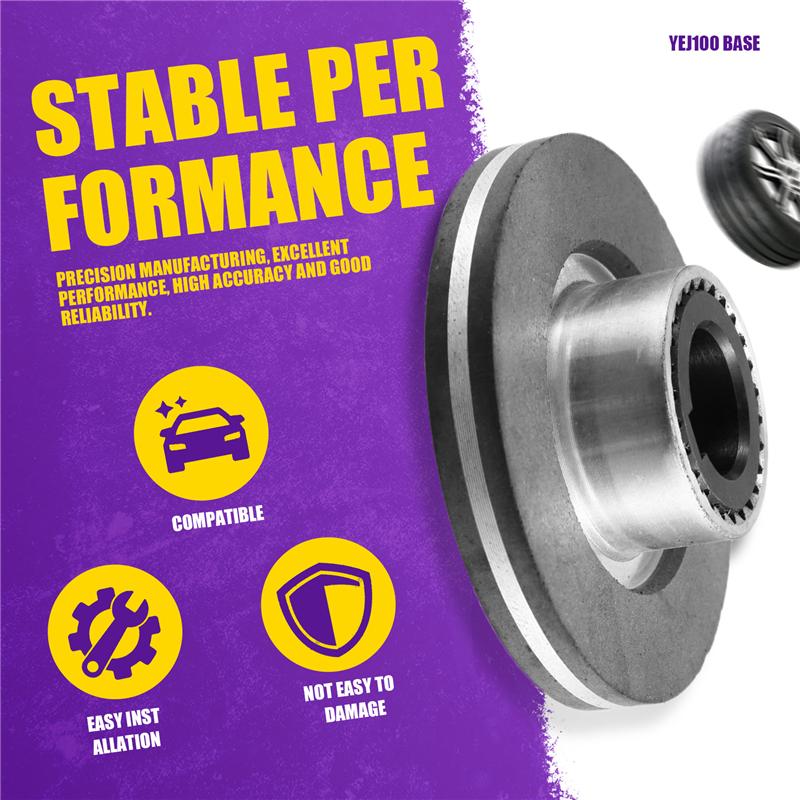 Clear 117MM Electromagnetic Brake Motor Friction Brake Pads Brake Gear Discs Assembly For YEJ100 Base