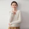 Women's V-Neck Loose Cashmere Sweater, Warm Knitted Pullover, Solid Color, Versatile & Trendy.