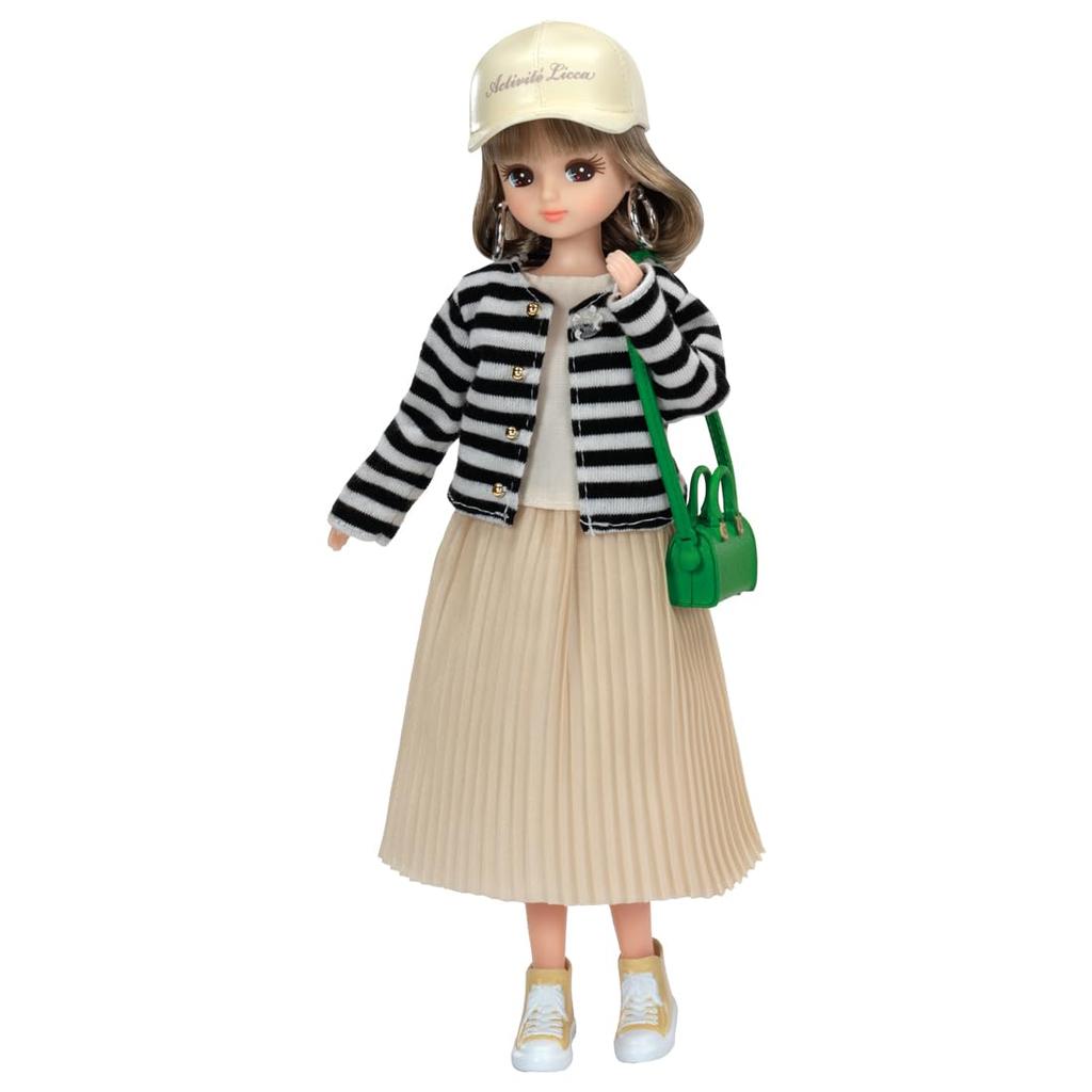 TAKARA TOMY Licca Doll LD-14 Park Prelude Dress-Up Toy for Kids 3+ Pretend Play Fashion Doll