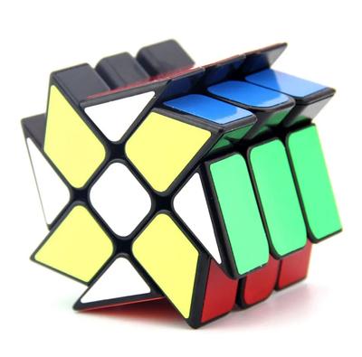 Větrný mlýn YJ Magic Cube Nepravidelně mění Jiggang Speed Cube s matnou nálepkou YJ 3x3x3 Puzzle Hračka pro děti Děti