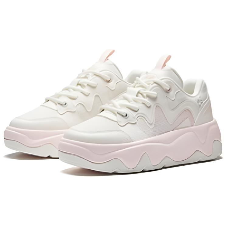 Anta Ice Cream Abrasion Resistant Height Increasing Abrasion Resistant Height Increasing Low top Skateboard Shoes 922538022-2