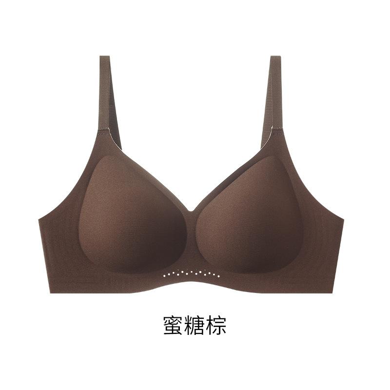 Modal seamless underwear women's small breasts gather bras, pull anti-sagging, close sub-breasts, thin, beautiful back, comfortable bra
