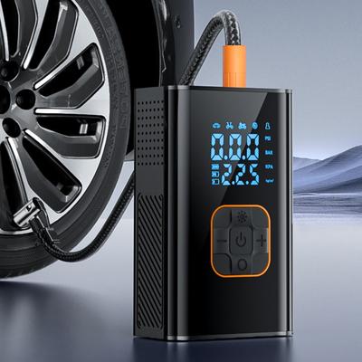 Car Tire Inflator Portable Rechargeable 150PSI Car Air Compressor Pump With Pressure Gauge For Auto Truck SUV Bike Motorcycle