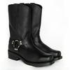 Fashion Luxury Retro Men's Cowboy Boots Mid Calf Western Boots New Buckle Strap Knight Boots Pu Leather Slip on Men Boot Plus Size 38-48
