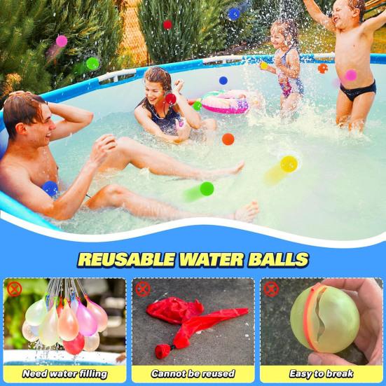 Opakovaně použitelné balónky Absorpční Okamžité naplnění Stříkací voda Vodní balónky Venkovní Voda