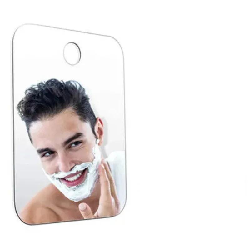 Akrilik Makyaj Aynası Banyo Tıraş Cep Seyahat Makyaj Aynası Kadın El Aynası Banyo Yüz Tıraş Duş Aksesuarları