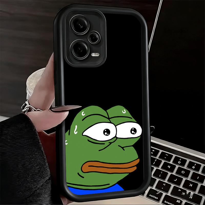 Phone Case for Xiaomi Redmi Note 15 14 13 Pro Plus Funny Sad Forg P-Pepe Meme Shell 12S 11 11S 11T 5G 14S Soft Silicone Funda