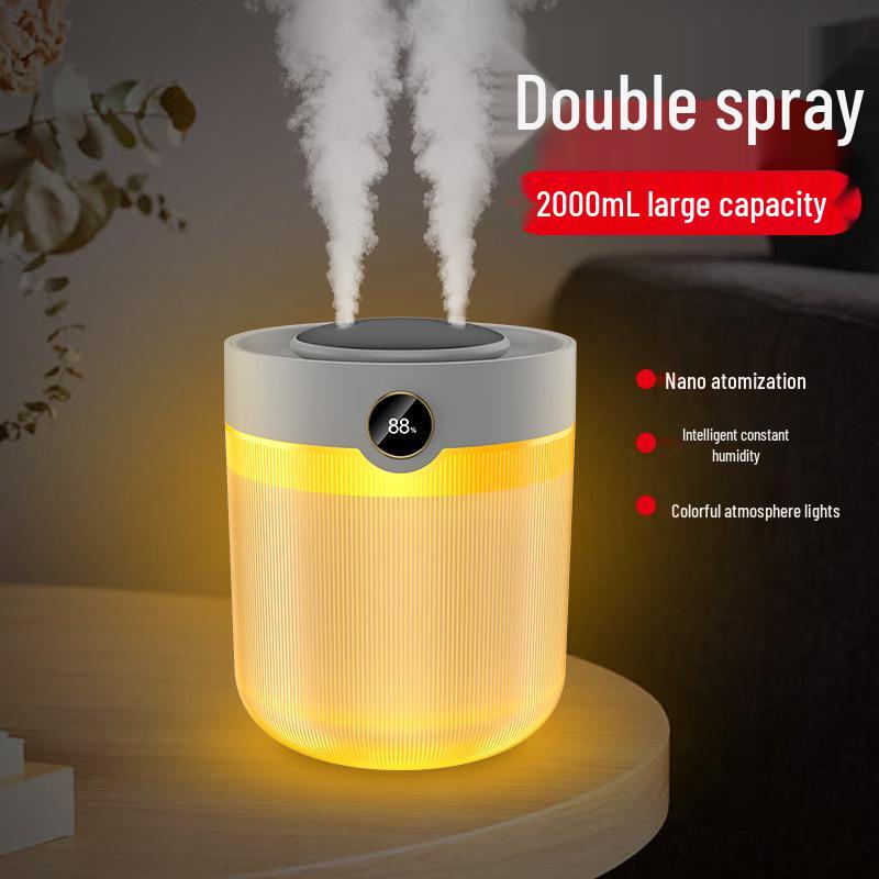 Large Capacity Silent Humidifier & Aroma Diffuser for Home and Bedroom