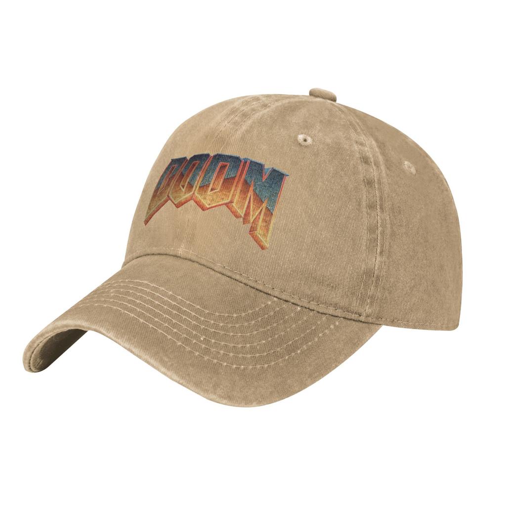 Doom Baseball Caps Vintage Denim Washed Retro Game Conan Barbarian Thulsa Snake Cult Headwear Men Outdoor Running Golf Caps Hat