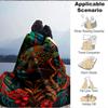 1pc Tiger Art Print Blanket Lightweight Flannel Blanket Throw Blanket For Sofa, Bed, Travel, Camping yy2509026215