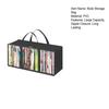 Book Storage Bag with Handle Zipper Closure Large Capacity Transparent