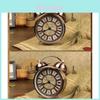 Vintage Metal Alarm Clock With Night Light For Home Decor And Bedroom Use