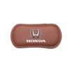 1Pcs Leather Car Pillow Car Knee Pad Elastic Memory Foam Leg Pad For Honda Fit Mugen Insight Type S R VTEC Modulo Vezel RR SiPilot Fit XRV CRV HRV Dio