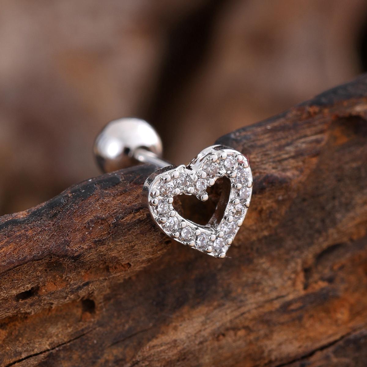 

Набор из 10 серег для хряща средней части хеликса, трагуса, конха, 20G, гипоаллергенная хирургическая нержавеющая сталь, циркон, женские пирсинг-украшения 0.8*6*4mm&Ear Tragus Earring