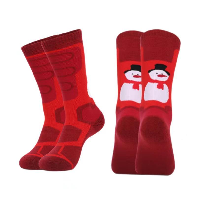 Unisex Quick-Dry Wool Ski Socks for Children and Adults - Warm, Long, and Ideal for Outdoor Sports