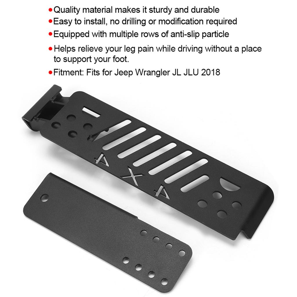 Fußrasten Fuß Rest Pedal Ersatz Passt für Jeep Wrangler JL JLU 2018