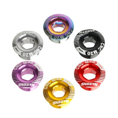 Nut Bike Crank Cover Screw Bike Crank Arm Fixing Bolt Crank Bolt Cover Bicycle Crankset Nut