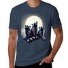 3 Raccoon Moon Howling Raccoon Head Funny For Unisex Unisex Kid Tshirt Plus Size Basic Cotton Tshirt