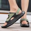Men's casual sandals summer new thick-soled stepping on shit dual-purpose slippers trendy versatile soft-soled beach shoes