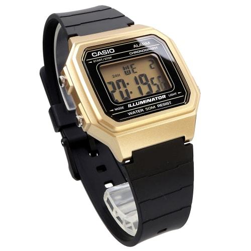 Casio Casio Standard W-217HM-9A Watch Men's Women's Kids Children Boys Girls Cheap Casio Chipkashi Digital Date Gold Gold Black Overseas Model