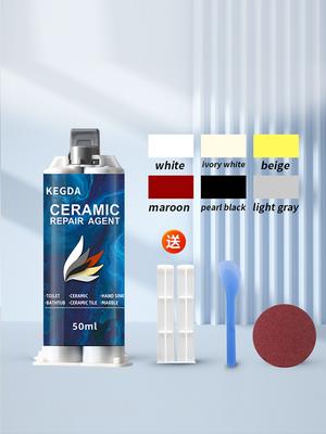 50ml Środek do naprawy fug płytek Mocny wodoodporny Fuga do płytek ceramicznych Wypełnianie pęknięć Klej do naprawy wanny Domowa łazienka Kit