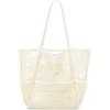 Beach Bag with Mini Pocket Beach Tote Bags for Women Large Foldable Mesh Swimming Pool Travel Bags Sandproof