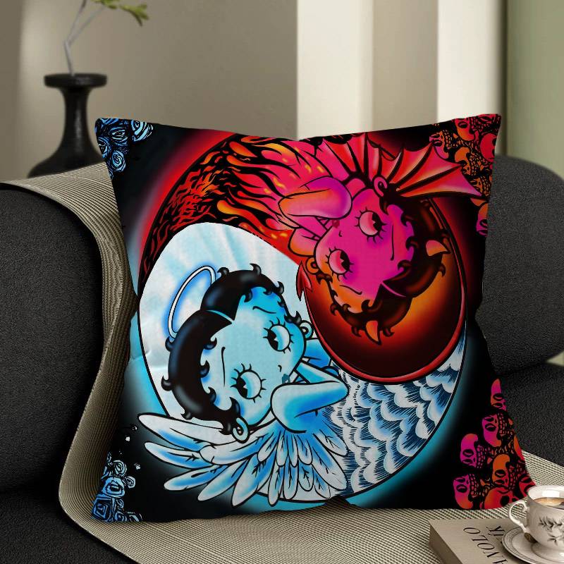 B-Betty Doll B-Boop Girl Pillowcases Home Bedding Decorative Pillow Cover Wedding Super Soft Pillow Case