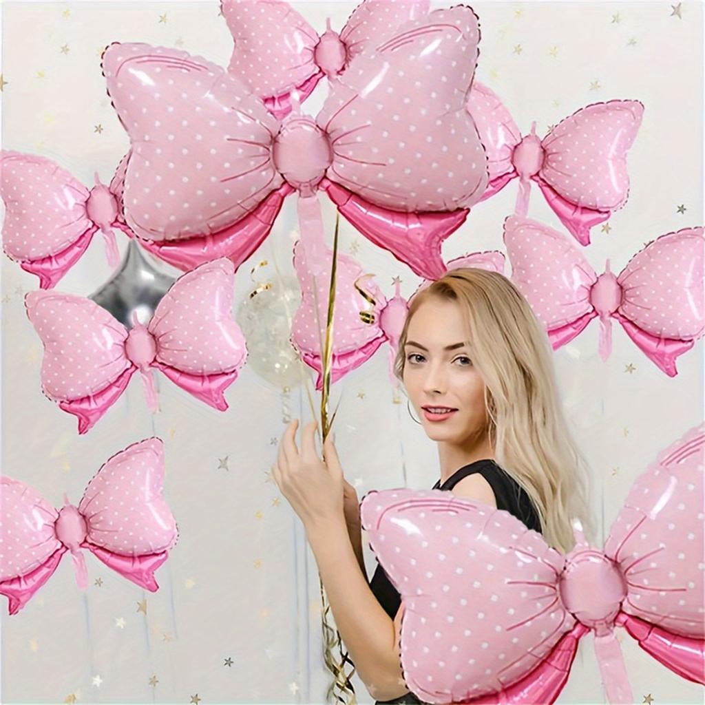 10pcs Bow Balloons Butterfly Theme Wedding Birthday New Year Bridal Gift Party Festival Party Christmas Decorations Bow Balloons