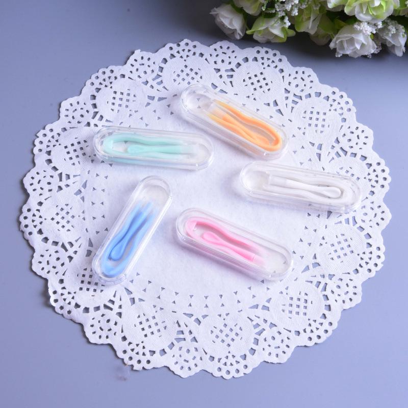 Upgraded Contact Lens Case with Tweezers & Stick - Conveniently Boxed Set