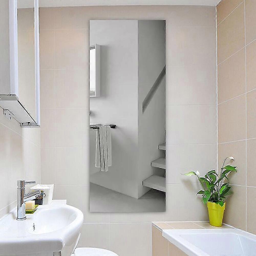 Self-adhesive mirror 40 x 122 cm Flexible self-adhesive mirror mirror