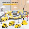 DIY Electric Track Car Toy for Boys – Magnetic Train Building Blocks Set